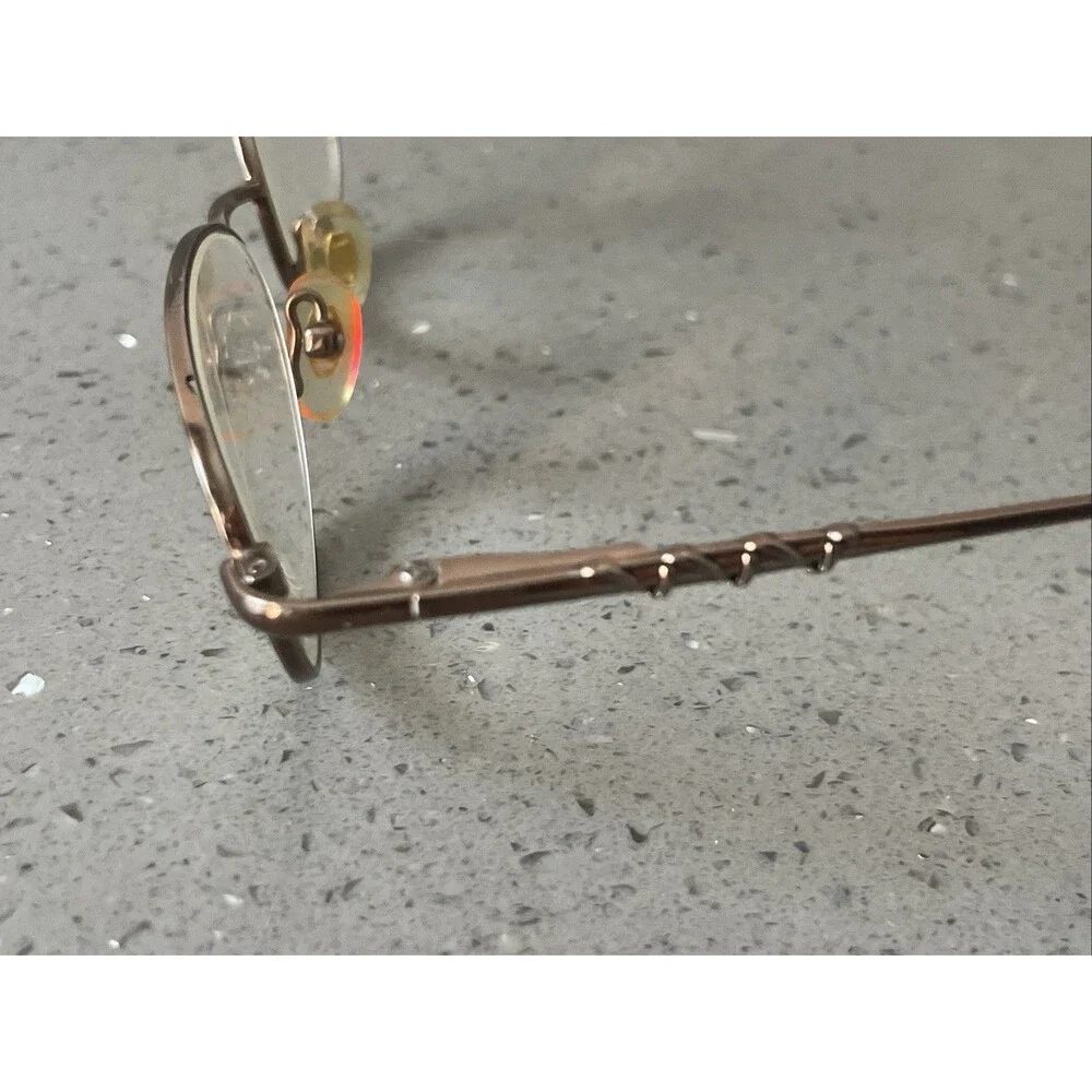 Bourgeois Oval Brown Eyeglasses FRAMES ONLY 49-18-135 C40N CH7021B Bronze Full